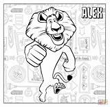 Coloring Lion Alex Library Clipart sketch template
