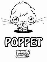 Moshi Monsters Coloring Pages Poppet Katsuma Colouring Binweevils Poster Hubpages sketch template