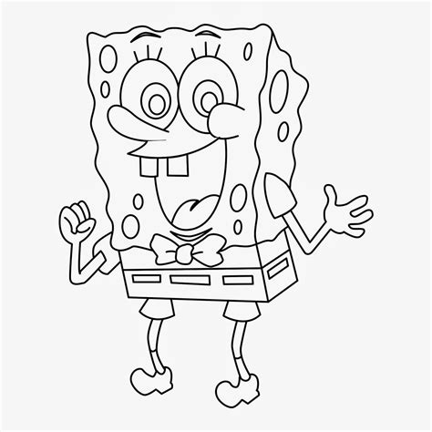 spongebob printable coloring pages