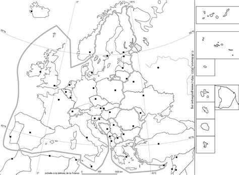 Fond De Carte En Noir Et Blanc De L Ue28 Eu28 Map