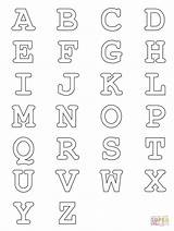 Alphabet Coloring Abc Printable Pages Letters English Alfabet Print Letter Kids Color Worksheets Easy Templates Numbers A4 Pdf Kid Printables sketch template