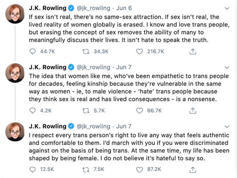 jk rowling defends trans views in open letter and faces