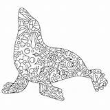 Alaskan Animals sketch template