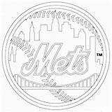 Mets Coloring Pages York Mlb Getdrawings Getcolorings Printable sketch template