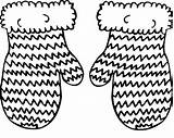 Mittens Mitten Colorluna sketch template