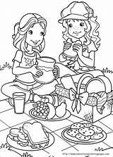 Holly Hobbie Coloring Pages Kids sketch template