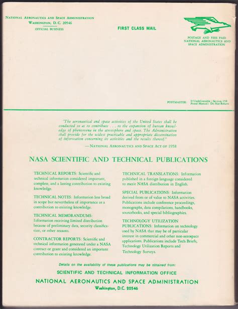 1967 nasa final project report mariner venus book space sp 190