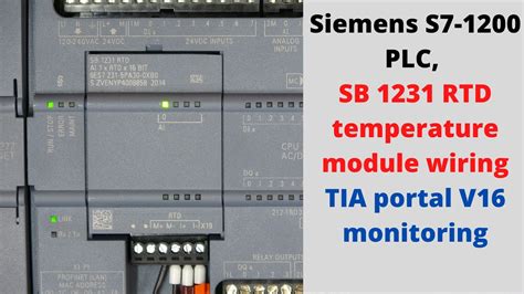 siemens   plc sb  rtd temperature module wiring tia portal