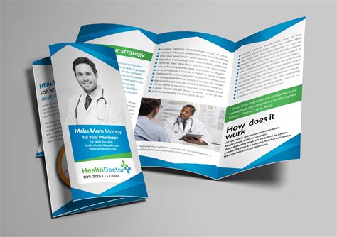 medical trifold brochure brochure templates creative market