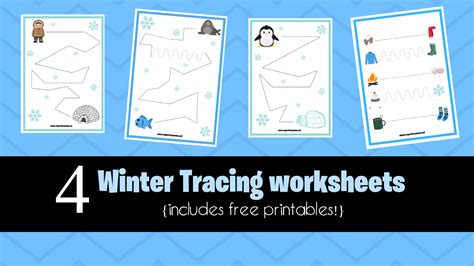 winter tracing worksheets super busy mum northern irish blogger