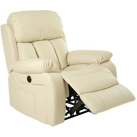 chester electric heated leather massage recliner armchair