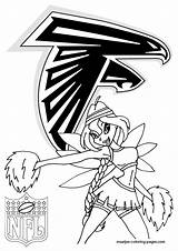 Coloring Falcons Atlanta Pages Winx Nfl Print Browser Window sketch template