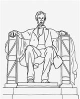 Lincoln Abraham Coloring Book Comment First sketch template