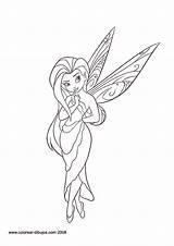 Tinkerbell Coloring Pages Disney Fairy Fairies Water Silvermist Color Colouring Tinker Bell Print Kids Drawings Drawing Her Peter Cute Choose sketch template