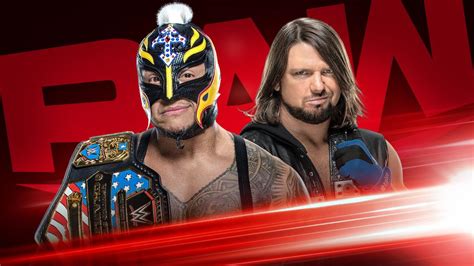 rey mysterio to defend united states championship against aj styles wwe
