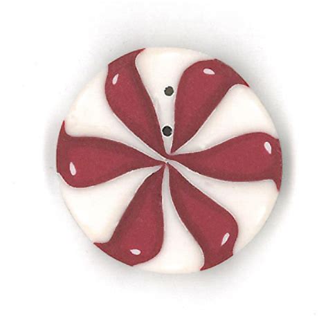extra large peppermint swirl   button company