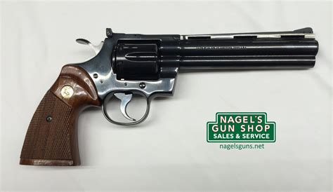 colt python  magnum revolver  barrel excellent condition preowned nagels gun shop