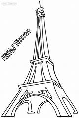 Tower Eiffel Coloring Pages Paris Printable Easy Drawing Kids Cool2bkids Drawings Monuments Sheets Monument Historical Building City Getdrawings Paintingvalley Choose sketch template