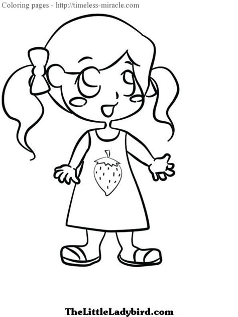 girl coloring page photo  timeless miraclecom