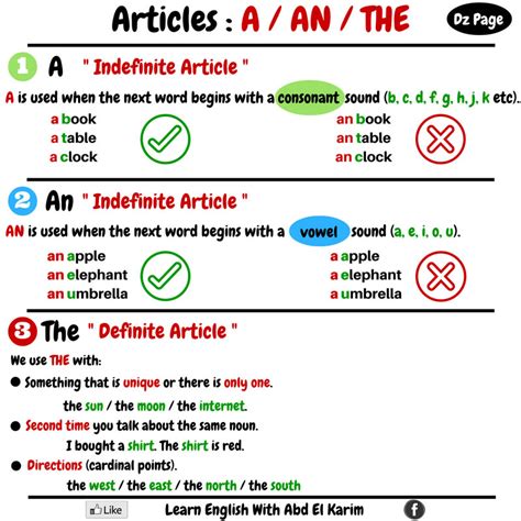english articles    vocabulary home