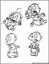 Coloring Pages Rugrats Fun sketch template