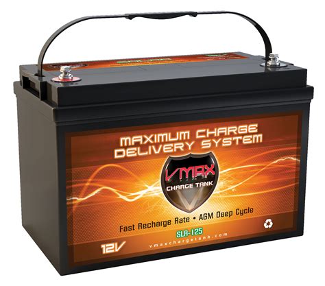 vmax slr  volt ah agm deep cycle  performance battery