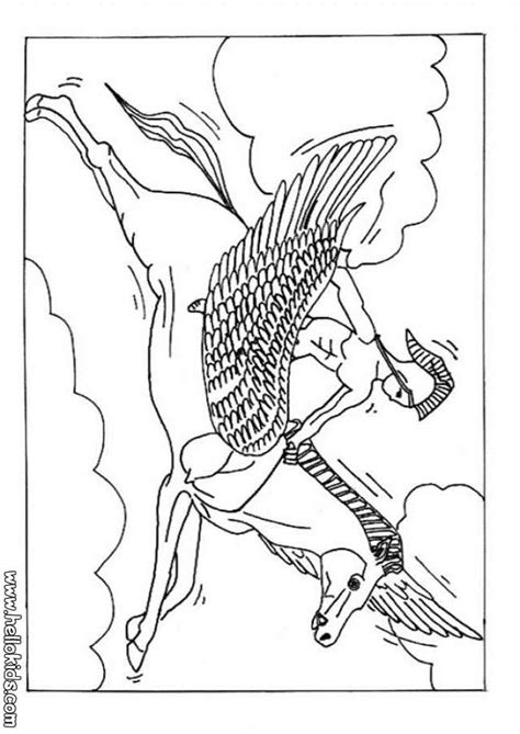 pegasus  winged horse coloring pages hellokidscom