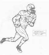 Football Player Nfl Coloring Drawing Packers Green Pages Drawings Bay Adrian Cool Greenbay Peterson Draw Running Printable Getdrawings Popular Logo sketch template