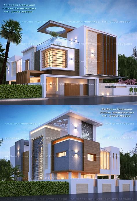 modern architecture house plans  super modern facade  minimalist entrance   point