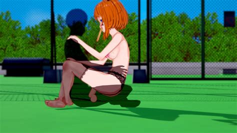 Rule 34 Blush Breasts Feet Horns Koikatsu Naked Orange Hair