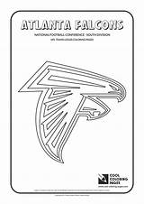 Coloring Nfl Pages Logos Falcons Atlanta Football Teams American Cool Team Falcon Logo Printable Sheets Colouring National Print Kids Nfc sketch template