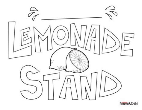 printable lemonade stand sign template printable templates