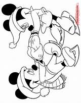 Mickey Mouse Coloring Pages Friends Skating Minnie Disney Getdrawings Drawing sketch template