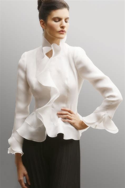 Classic Tie Blouses In Organza Another Fabulous Reward
