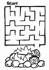 Mazes Printable Kids Maze Easy Printables Worksheets Puzzles Print Coloring Pages Camping Toddler Allkidsnetwork Bonfire Medium Preschool Games Adults Ages sketch template