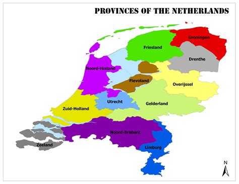 provinces of the netherlands mapuniversal