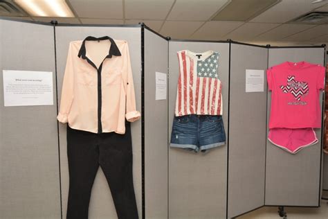 “what were you wearing” exhibit aims to stop self blame amongst sexual