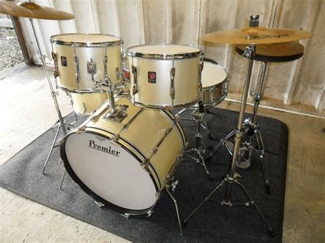 vintage premier elite kit rare sizes  paiste cymbalsstands