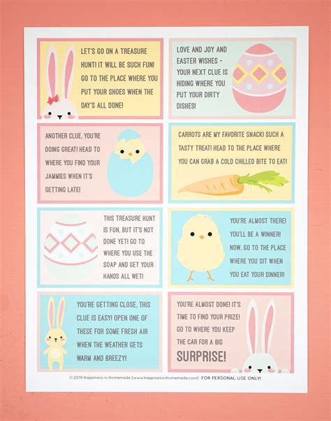 easter scavenger hunt free printable these free printable easter