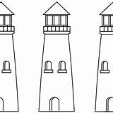 Lighthouse Lineart sketch template