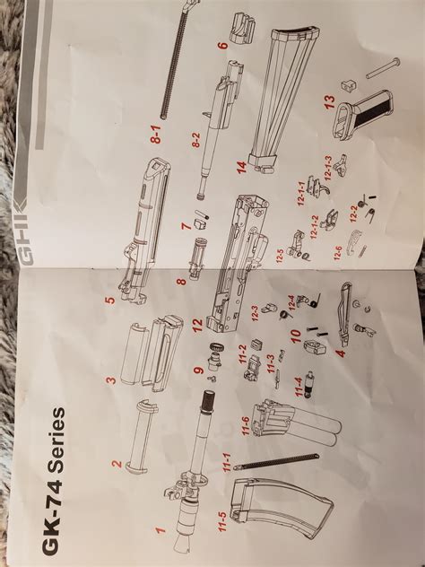 ghk ak exploded parts diagram    requested     good   forum