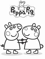 Peppa Pig Coloring Pages Nick Jr Drawing Puddles Muddy Print Colouring Pigs Kids Getdrawings Sheets Template Book sketch template