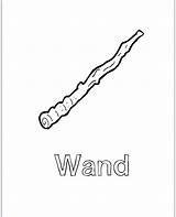 Coloring Wand Pages Kids Sheets Wands Colouring Template sketch template