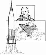 Ruimtevaart Geschiedenis Kleurplaten Kleurplaat Raumfahrt Ausmalbilder Glenn Eerste Aarde 1962 Rondom Kalender Malvorlage Kleurplatenenzo sketch template