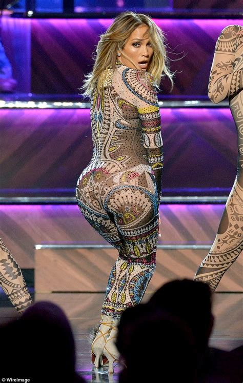 jennifer lopez stuns in ten sexy outfits as she hosts the american music awards daily mail online
