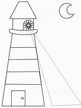 Lighthouse Morska Latarnia Kolorowanki Lighthouses Dzieci Bestcoloringpagesforkids Wydruku sketch template
