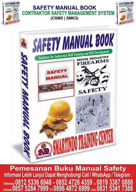 jual buku manual contractor safety management system smk csms