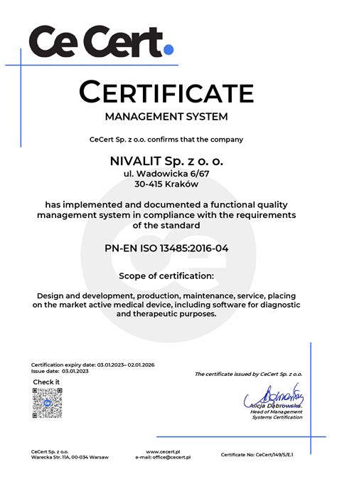 nivalit achieves iso  certification nivalit