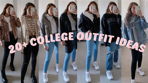 20 Casual College Outfit Ideas Spring And Winter Lookbook Youtube