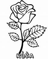 Kolorowanka Roza Wydrukowania Kolorowanki Kwiaty Latwa Druku Wydruku Róży Malowanka sketch template